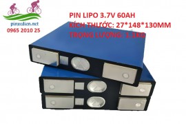Pin Lipo 3.7V 60Ah dùng cho pin xe máy điện