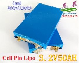 Cell Pin Lipo 3.2V 50Ah cho xe đạp điện
