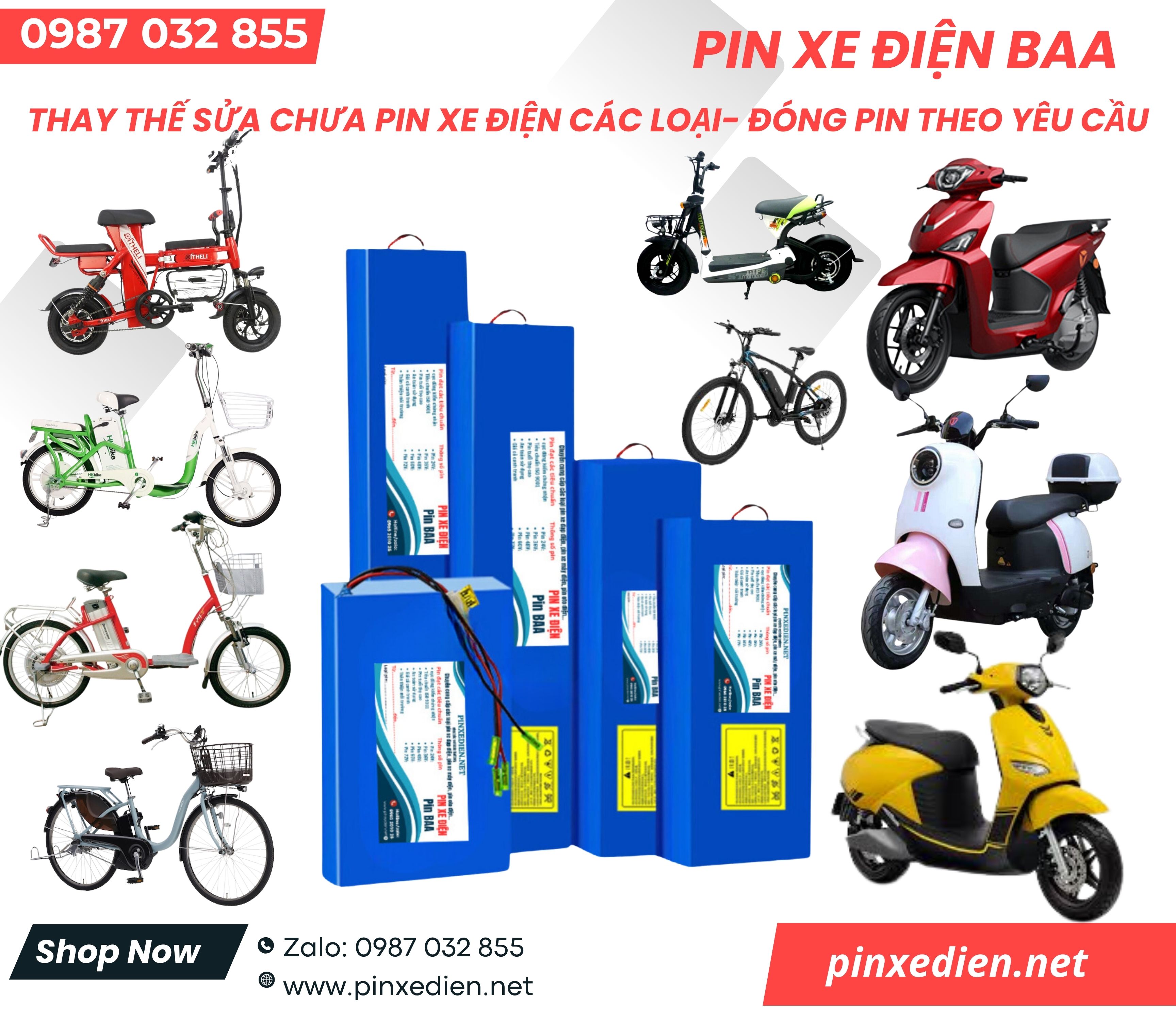 Pin xe đạp điện các loại 1